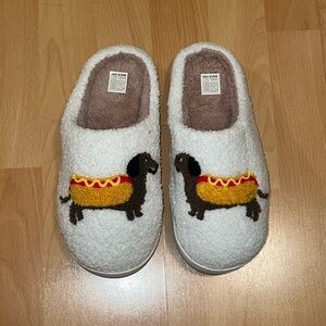 Dachshund Hot Dog Slippers